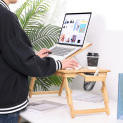 Bamboo Adjustable Laptop Desk