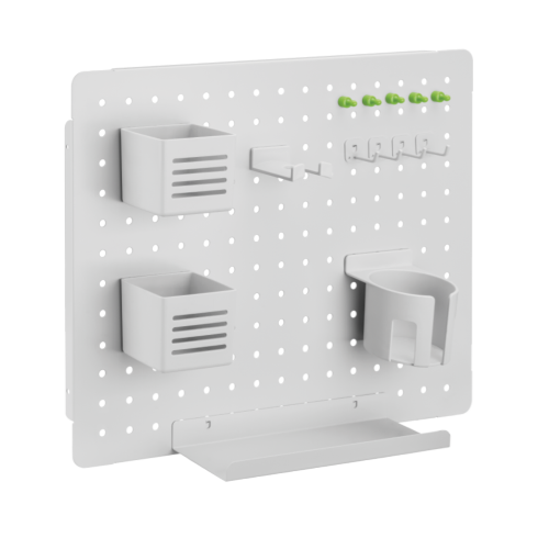 Wall-Mounted Pegboard with storage kits PB-002-W  from china(chinese)