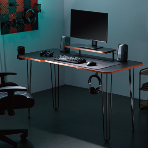 Basic Gaming Desk with Monitor Riser