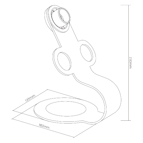 Hair Dryer Stand Holder for Dyson Supersonic HAB-601 Put Everything Organized and Within Easy Reach from china(chinese)