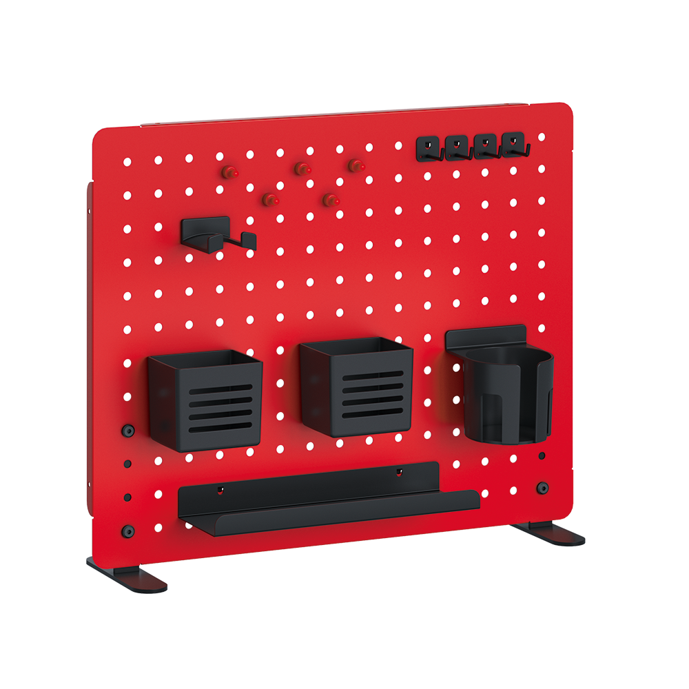  Desk-Placement Pegboard with Storage Kits