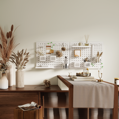 Wall-Mounted Pegboard with storage kits PB-002-W  from china(chinese)