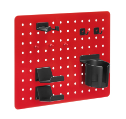 Wall-Mounted Pegboard with Storage Kits