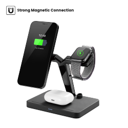 4-in-One Magnetic Wireless Charging Stand 
