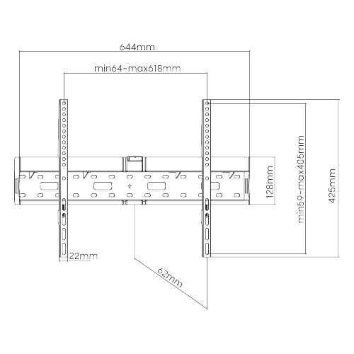 Economy Fixed TV Wall Mount LP55-46FB2 For Most 37"-70" Flat Panel TVs from china(chinese)
