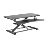 Gas Spring Sit-Stand Desk Converter with Keyboard Tray (Particle Board Surface)