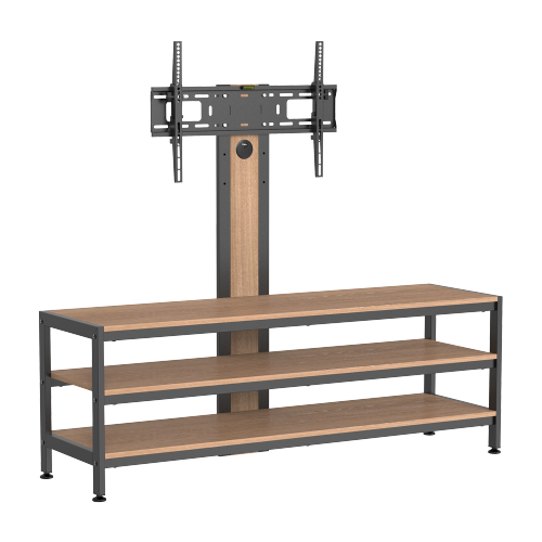 Industrial Style TV Stand with Mount (Medium) WP2001MT A Mix of Urban and Rustic Loft Appeal from china(chinese)
