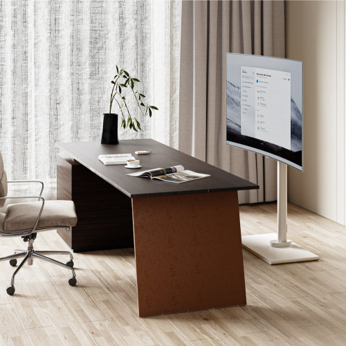 Compact Stylish TV Floor Stand FS41-44T-01 Suitable for TVs from 23" to 55" and up to 35kg/77lbs from china(chinese)