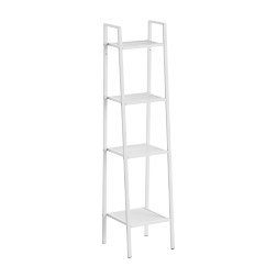 4-Tier Steel Storage Ladder Shelf