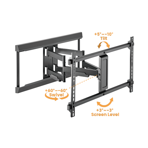 Modern Designed Full Motion TV Mount LPA76-466 Supports 37"-80" TVs from china(chinese)
