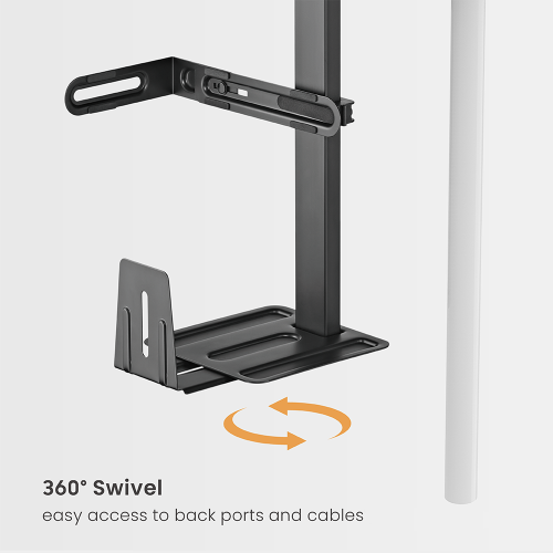 Easy Set-Up Under-Desk/Wall CPU Holder CPB-25 Meet our new structural system and cool design! from china(chinese)