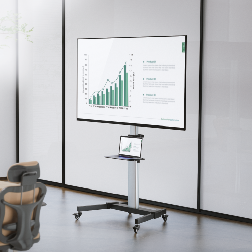 Cost-Effective Aluminum TV Cart FS44-46TW Cost less, win more! from china(chinese)