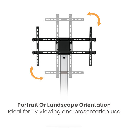 Cost-Effective Aluminum TV Cart FS44-46TW Cost less, win more! from china(chinese)