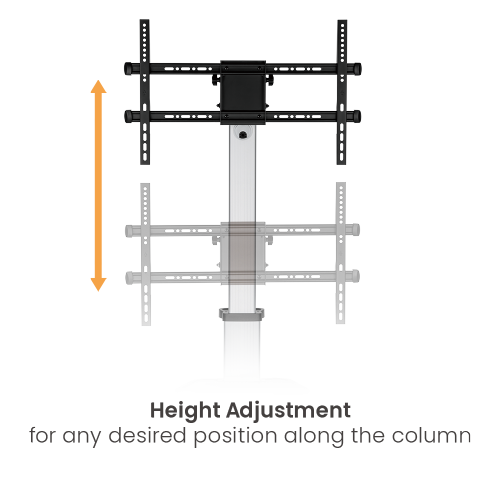 Cost-Effective Aluminum TV Cart FS44-46TW Cost less, win more! from china(chinese)