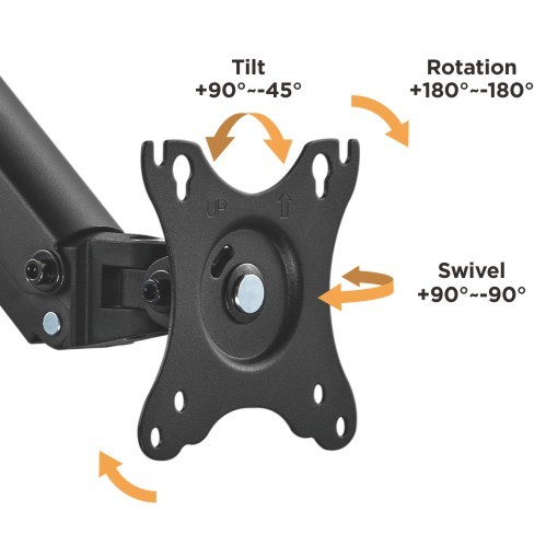 ベーシック壁掛け式デュアルモニターアーム LDA38-114  from china(chinese)