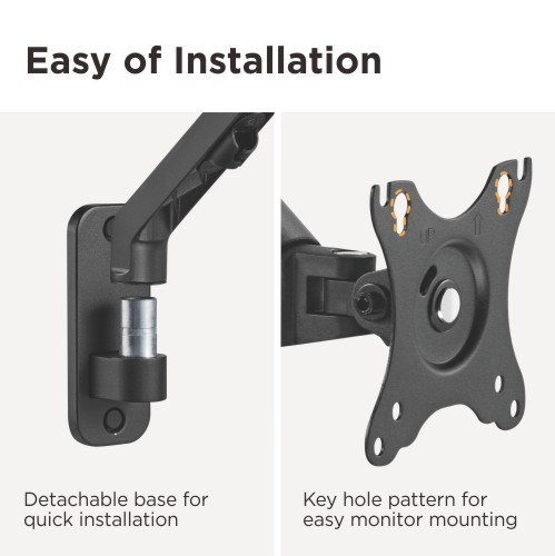 ベーシック壁掛け式シングルモニターアーム LDA38-112  from china(chinese)