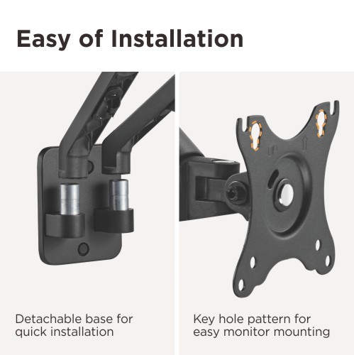 ベーシック壁掛け式デュアルモニターアーム LDA38-114  from china(chinese)