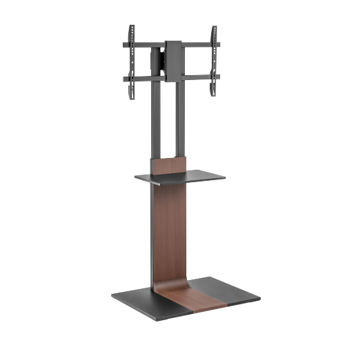 Heavy-Duty Modern TV Floor Stand With Equipment Shelf FS46H-46T For most 37"-80" TVs from china(chinese)