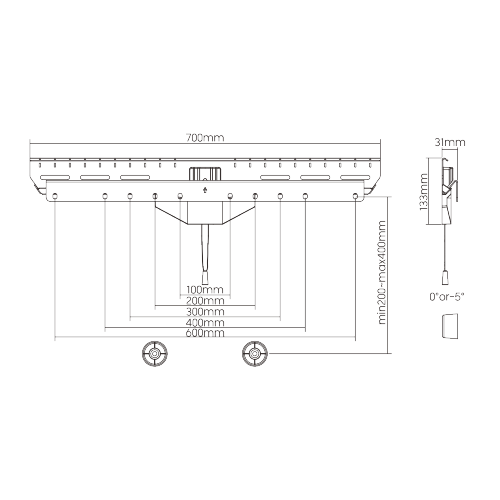 No Stud TV Hanger Mount LED-1546 Fits All Wall Types Installation from china(chinese)