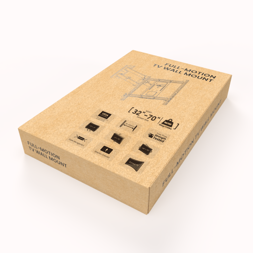 Solid Full-Motion TV Wall Mount LPA61-443 Fit Most 32"~70" TVs from china(chinese)