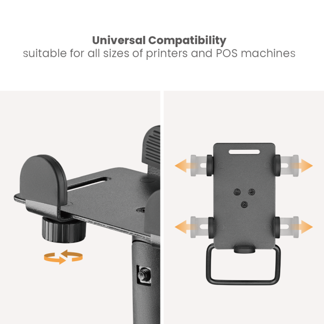 POS Mounting Solution for Single Screen PMM-02S Pole Mount Stand For POS & Commercial Display System from china(chinese)
