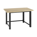  Fixed Workbench with Compact Particle Board Surface