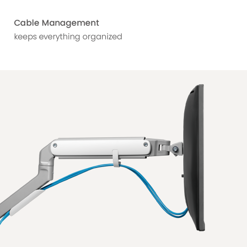 Single-Monitor Modern Mechanical Spring Monitor Arm LDT45-C012H Come with Impeccable Flexibility and Eye-Catching Appearance from china(chinese)