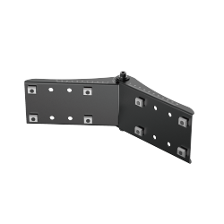 Angle Adjustment Rail Connector for curved multi-screen display