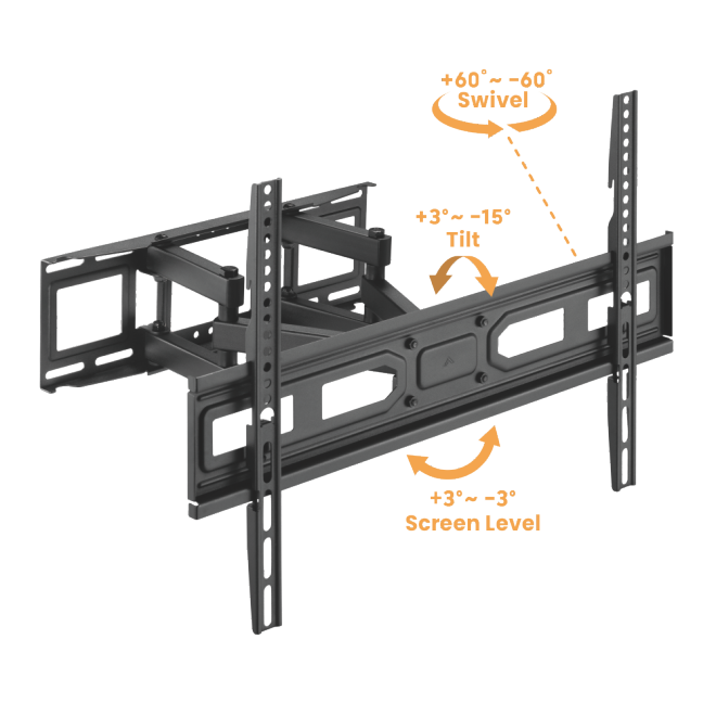 Super Economy Full-Motion TV Mount  LPA78-466 Fits Most 37"-80" Flat Panel TVs  from china(chinese)