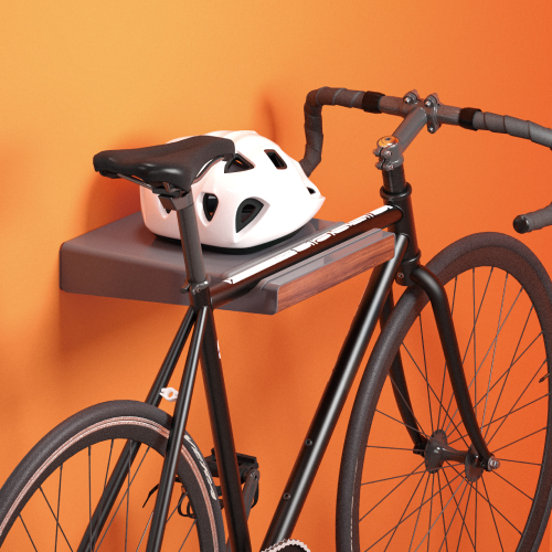 On-Wall Bike Storage Rack with Open Shelf LBM-08 Free up floor space and perfectly blend into any décor from china(chinese)