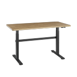  Electric Height Adjustable Workbench with Large Solid Wood Surface