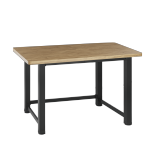 Fixed Workbench with Compact Solid Wood Surface