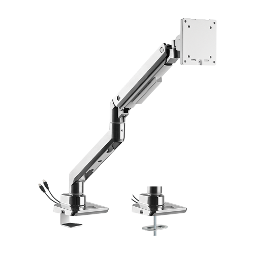 Fabulous Desk-Mounted Heavy-Duty Gas Spring Monitor Arm with USB-A/USB-C Ports LDT69-C012UC Supports monitors up to 49’’ or weights ups to 20kg (44lbs) from china(chinese)
