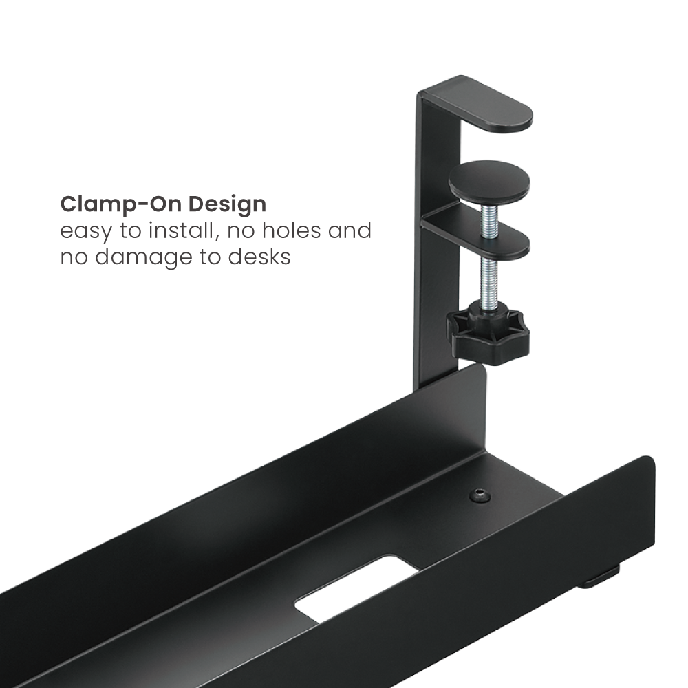 Clamp-On Under Desk Cable Tray Supplier and Manufacturer- LUMI