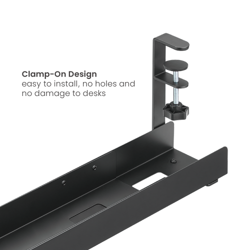 Extendable Clamp-On Under Desk Cable Tray CC11-9A An Easier Way to Keep the Workspace Organized and Clutter-free from china(chinese)