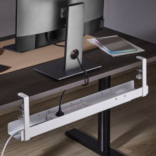 Extendable Clamp-On Under Desk Cable Tray