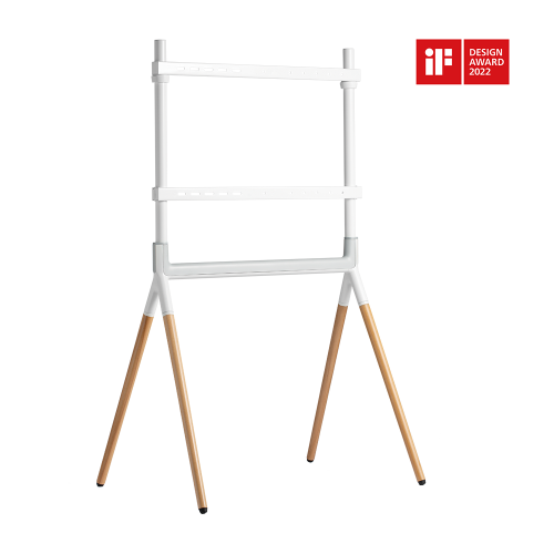 Four-Legged Stylish Easel Studio TV Floor Stands (Metal & Wood) FS30-46F-01 Simplicity & Elegance from china(chinese)