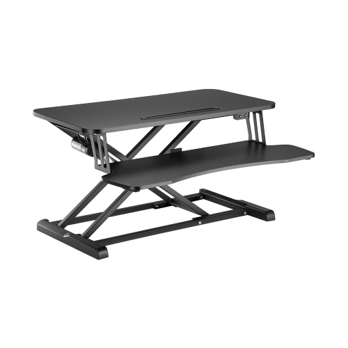 Cost-Effective Electric X-Lift Desk Converter DWS15-01E Motor-Driven Height Adjustment from china(chinese)