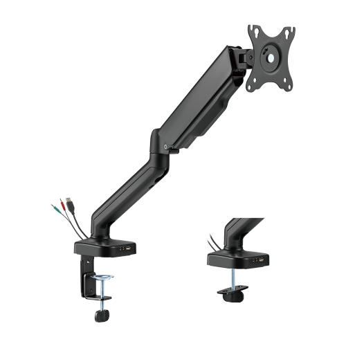 Cost-Effective Spring-Assisted Monitor Arm with USB-A & Multimedia Ports LDT46-C012UE  from china(chinese)