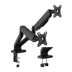 Cost-Effective Spring-Assisted Dual Monitor Arm