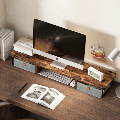 Desktop Monitor Stand with Drawers STB-221 Invisible Mess, Visible Elegance. from china(chinese)