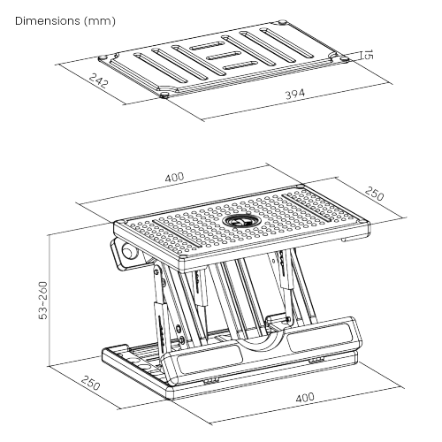 Adjustable Portable Automotive Footrest FR-14 A variety of height and angle adjustments to give more comfortable support to legs and feet. from china(chinese)