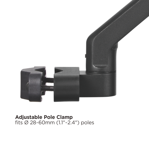 ベーシックポールマウント式シングルモニターアーム LDA38-112C  from china(chinese)