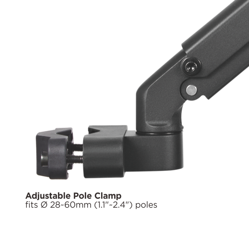 ベーシックポールマウント式シングルモニターアーム LDA38-111C  from china(chinese)