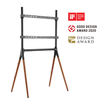 Easel Studio TV Floor Stand with Four Legs