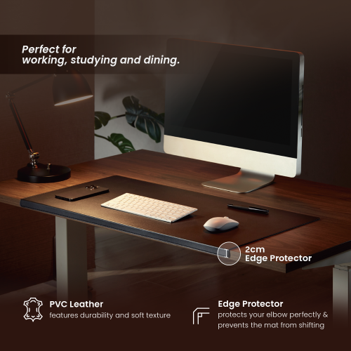 PVC Leather Mouse Pad With Edge Protector-800x400mm/31.5"x15.7" MAT03-8 Protect Your Wrist, Enhance Your Work from china(chinese)