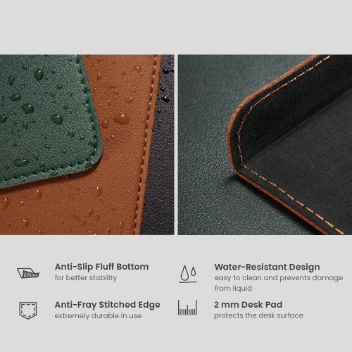 PVC Leather Mouse Pad With Edge Protector-800x400mm/31.5"x15.7" MAT03-8 Protect Your Wrist, Enhance Your Work from china(chinese)