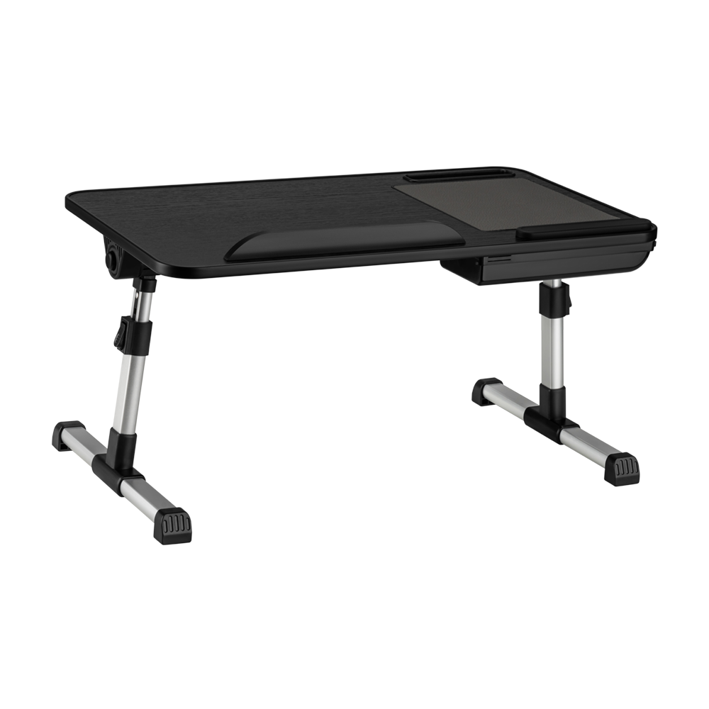 Compact Multi Purpose Adjustable Laptop Desk with Mouse Pad Drawer Phone Slot Supplier and Manufacturer LUMI