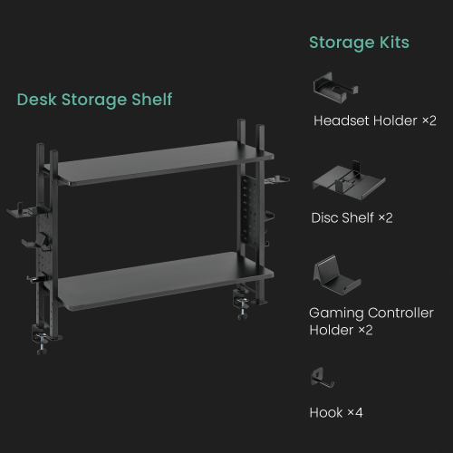 Gaming Desk Storage Shelf STB-191 Expanding the space on the desk for endless exciting gaming experiences from china(chinese)