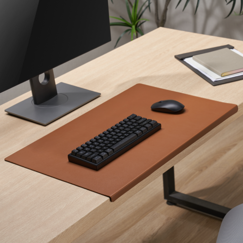 PVC Leather Mouse Pad With Edge Protector-640x400mm/25.2"x15.7" MAT03-6 Protect Your Wrist, Enhance Your Work from china(chinese)